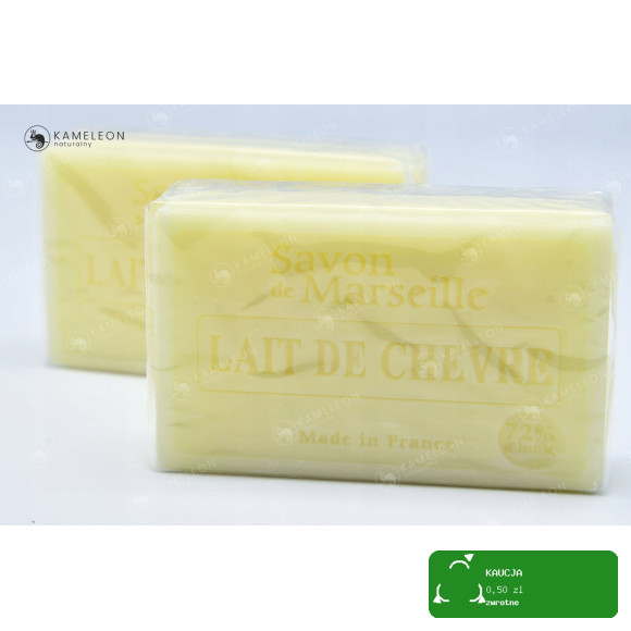 MYDŁO MARSYLSKIE KOZIE MLEKO 72% kostka 100g Le Chatelard 1802 delikatne