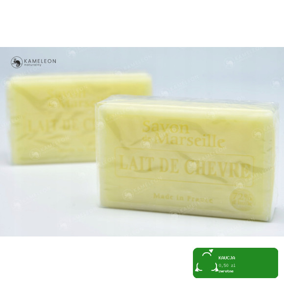 MYDŁO MARSYLSKIE KOZIE MLEKO 72% kostka 100g Le Chatelard 1802 delikatne