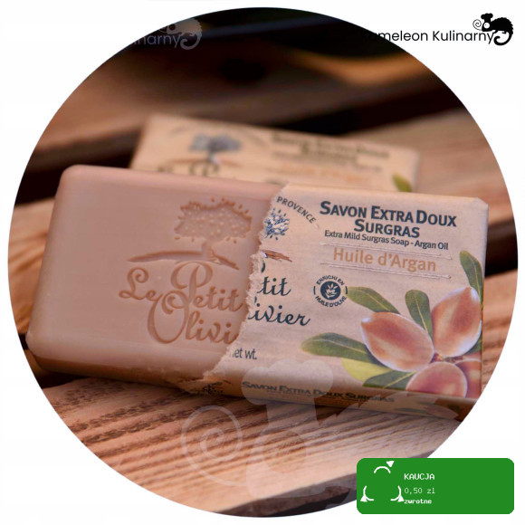 LE PETIT OLIVIER Mydło francuskie EXTRA DELIKATNE ARGAN OLEJ ARGANOWY 100g