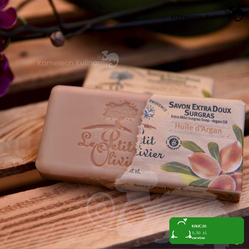 LE PETIT OLIVIER Mydło francuskie EXTRA DELIKATNE ARGAN OLEJ ARGANOWY 100g