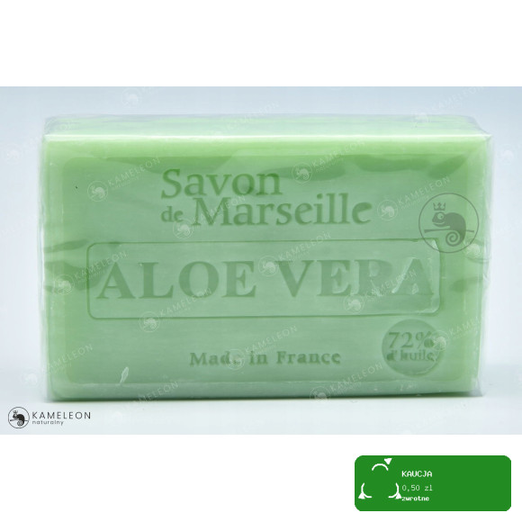 MYDŁO MARSYLSKIE ALOESOWE ALOE VERA 72% kostka100G