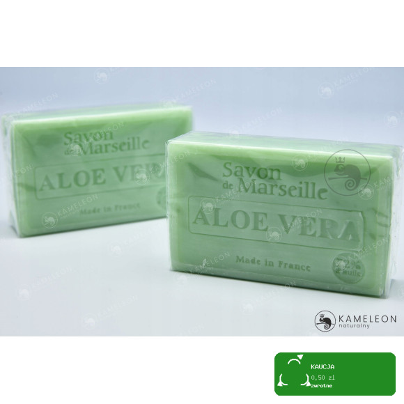 MYDŁO MARSYLSKIE ALOESOWE ALOE VERA 72% kostka100G