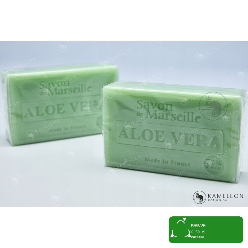 MYDŁO MARSYLSKIE ALOESOWE ALOE VERA 72% kostka100G