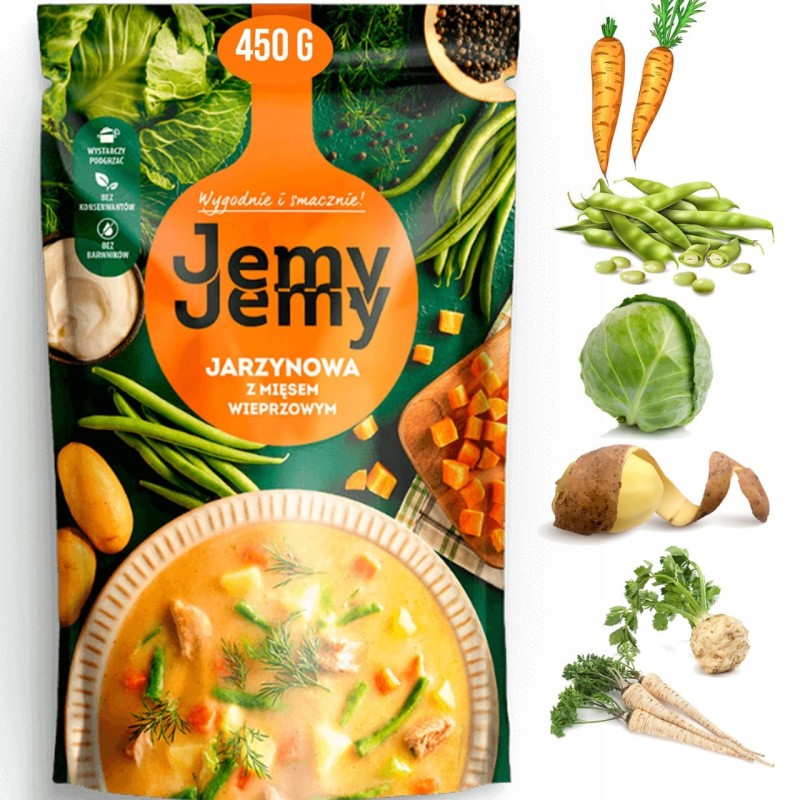 Profi JEMY JEMY ZUPA JARZYNOWA z mięsem warzywna 450G
