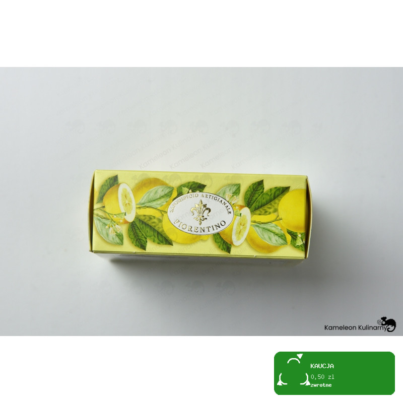 MYDŁO WŁOSKIE tłoczone CYTRYNA cytrynowe 125G