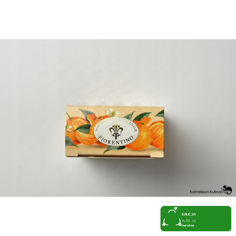 MYDŁO WŁOSKIE tłoczone MANDARYNKA cytrusowe 125G