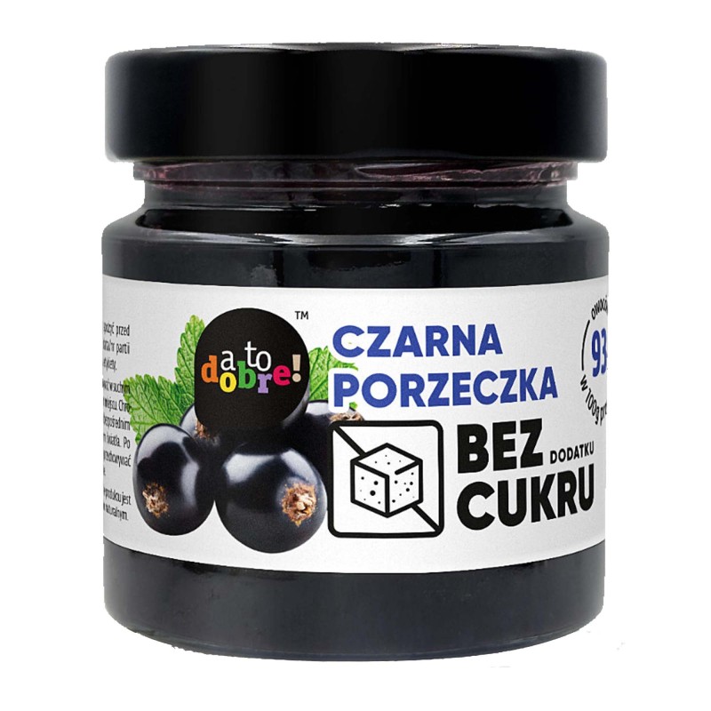 A TO DOBRE CZARNA PORZECZKA! - KONFITURA BEZ DODATKU CUKRU