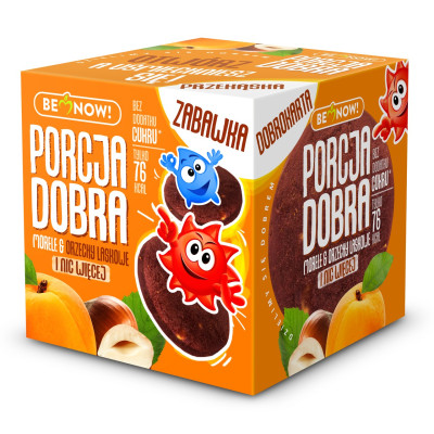 PORCJA DOBBRA KOSTKA morela orzech pomarańczowa