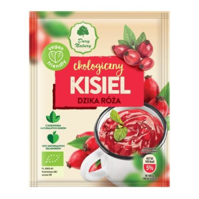 Dary Natury KISIEL ekologiczny DZIKA RÓŻA1szt 30G