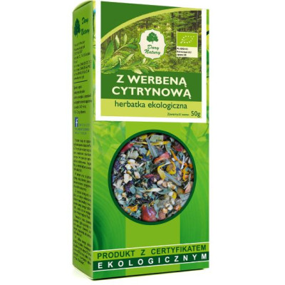 herbatka Z WERBENĄ CYTRYNOWĄ WERBENA CYTRYNOWA eko 50g DARY NATURY