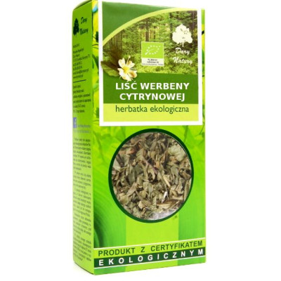 WERBENA CYTRYNOWA LIŚĆ WERBENY ziele eko 25g DARY NATURY wsparcie ODPORNOŚĆ