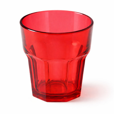 SZKLANKA Z POLIWĘGLANU poliwęglan nietłukąca CZERWONA CZERWIEŃ 250ml 0,25L