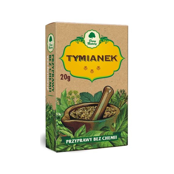 TYMIANEK przyprawa BEZ CHEMII 20g DARY NATURY