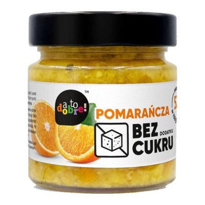 A TO DOBRE POMARAŃCZA KONFITURA BEZ DODATKU CUKRU 195G