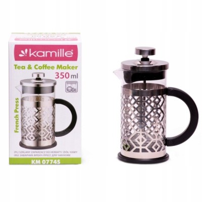 ZAPARZACZ d KAWY HERBATY FRENCHPRESS 350ml KAMILLE