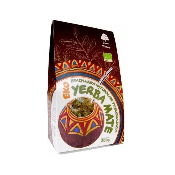 YERBA MATE brazylijska herbata eko POBUDZAJĄCA 200g 0,2KG DARY NATURY