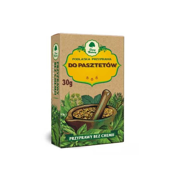 podlaska PRZYPRAWA DO PASZTETÓW pasztetu mieszanka przypraw 30g DARY