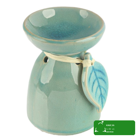 KOMINEK CERAMICZNY olejki zapachowe woski do aromaterapii - LISTEK BŁĘKITNY