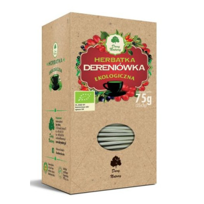 Herbatka DERENIÓWKA EKO 25szt 75G DARY NATURY wsparcie SERCE KRĄŻENIE