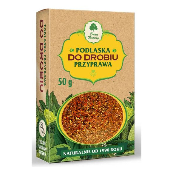 podlaska PRZYPRAWA DO DROBIU mieszanka przypraw 50g DARY NATURY