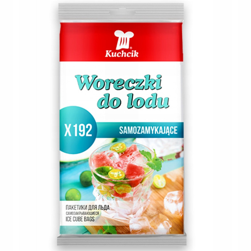 WORECZKI DO LODU samozamykające 192 kulki lodu KUCHCIK