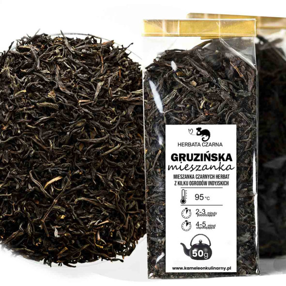 KAMELEON KULINARNY HERBATA CZARNA naturalna GRUZIŃSKA MIESZANKA 50g
