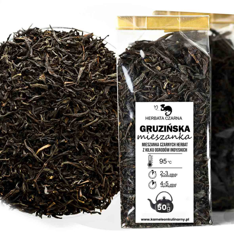 KAMELEON KULINARNY HERBATA CZARNA naturalna GRUZIŃSKA MIESZANKA 50g