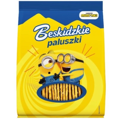 Beskidzkie PALUSZKI MINIONKI chrupiące wegańskie poręczne