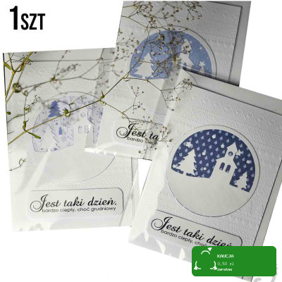 KARTKA OKOLICZNOŚCIOWA handmade WESOŁYCH ŚWIĄT 1sz