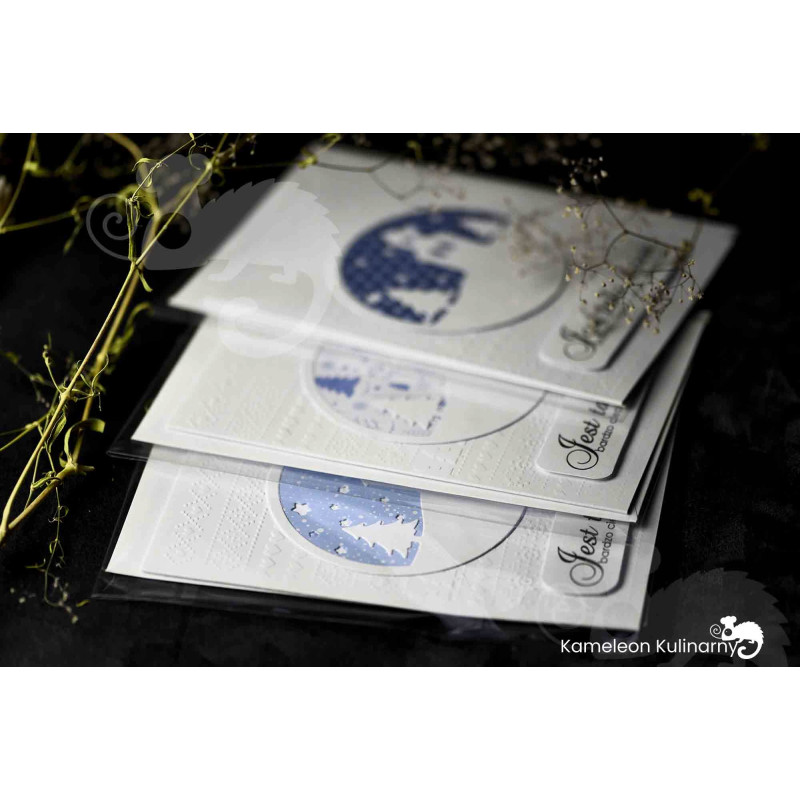 KARTKA OKOLICZNOŚCIOWA handmade WESOŁYCH ŚWIĄT 1sz