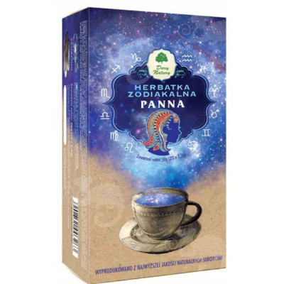 HERBATKA zodiakalna ziołowa znak PANNA 24.08-23.09 prezent 50g DARY NATURY