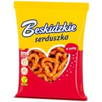 Beskidzkie PRECELKI SERUSZKA Z SOLĄ słona przekąska do
