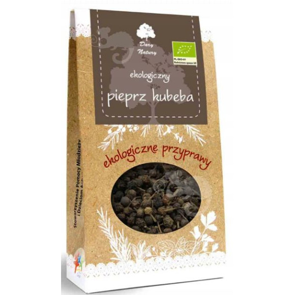 PIEPRZ OWOC KUBEBA ekologiczny eko Piper cubeba 30g DARY NATURY