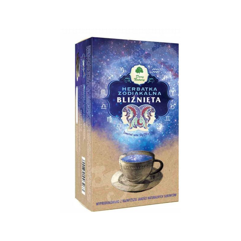 HERBATKA zodiakalna znak zodiaku BLIŹNIĘTA 23.05-21.06 20szt 50g DARYNATURY
