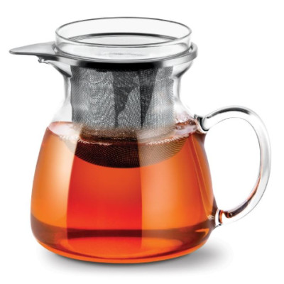 DZBANEK SZKLANY żaroodporny + zaparzacz 600ml 0,6