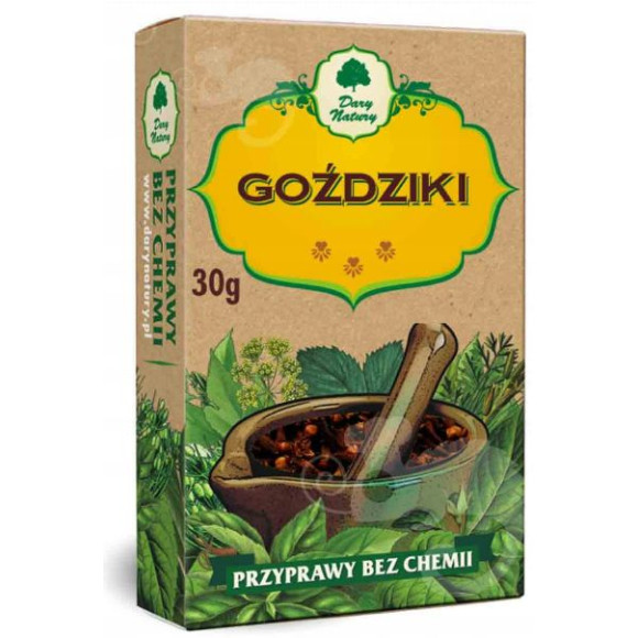 GOŹDZIK GOŹDZIKI CAŁE przyprawy bez chemii 30g DARY NATURY