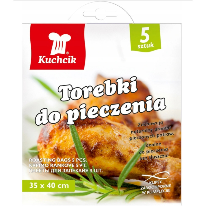 TOREBKI WORECZKI RĘKAW DO PIECZENIA 35x40 cm 5 szt