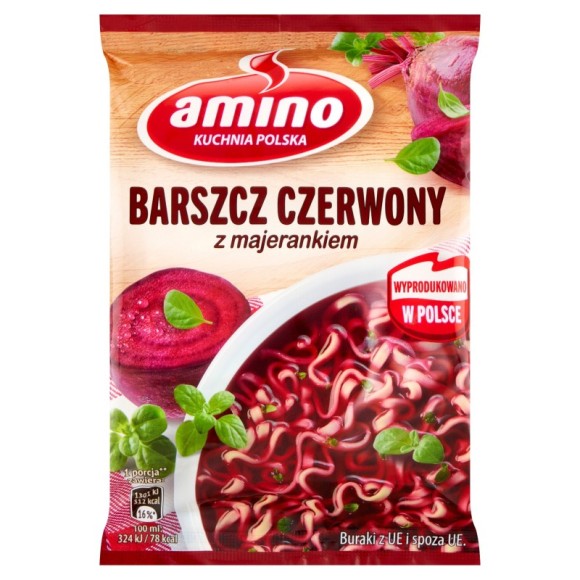 AMINO zupa CZERWONY BARSZCZ 66g