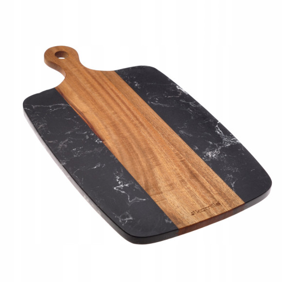 KAMILLE DESKA DO KROJENIA I SERWOWANIA 40x22cm bambus + tworzywo ELEGANCKA KAMILLE DESKA DO KROJENIA I SERWOWANIA 40x22cm bambus + tworzywo ELEGANCKA