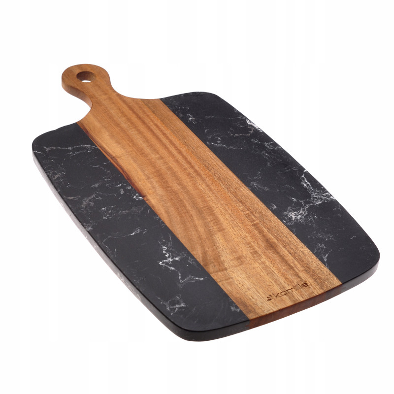 KAMILLE DESKA DO KROJENIA I SERWOWANIA 40x22cm bambus + tworzywo ELEGANCKA