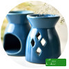 KOMINEK DO AROMATERAPII ceramiczny do olejków wosków na t-lighty NIEBIESKI