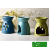 KOMINEK DO AROMATERAPII ceramiczny do olejków wosków na t-lighty NIEBIESKI
