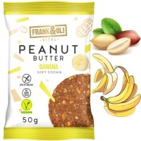 Frank&Oli MIĘKKIE CIASTKO wege bez cukru PEANUT pasta