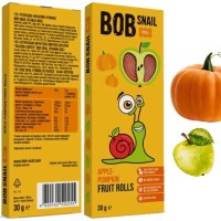BOB SNAIL ROLLS przekąska owocowa bez cukru JABŁKO DYNIA 30G