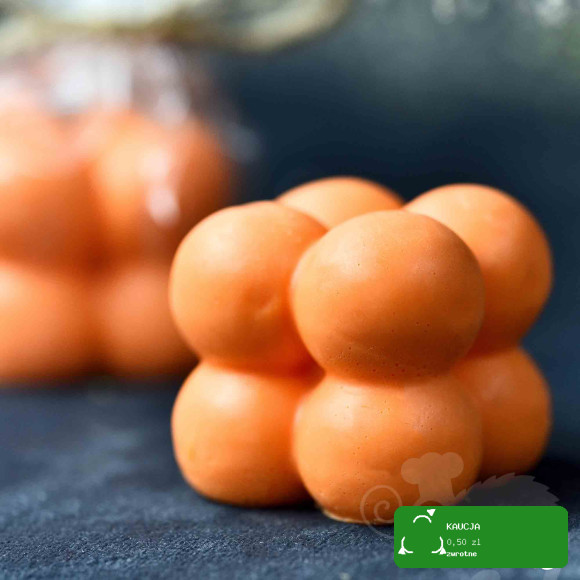 MYDŁO handmade BĄBELKI POMARAŃCZA + GOŹDZIK 45g