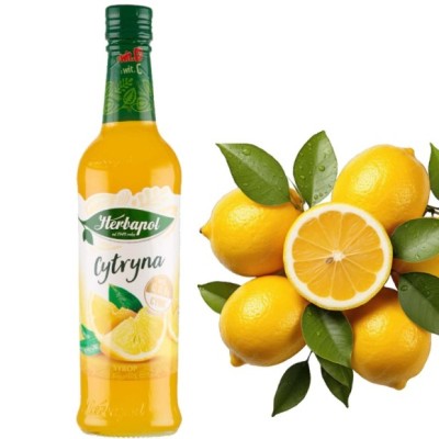 HERBAPOL SYROP OWOCOWA SPIŻARNIA SMAK CYTRYNA 420ML
