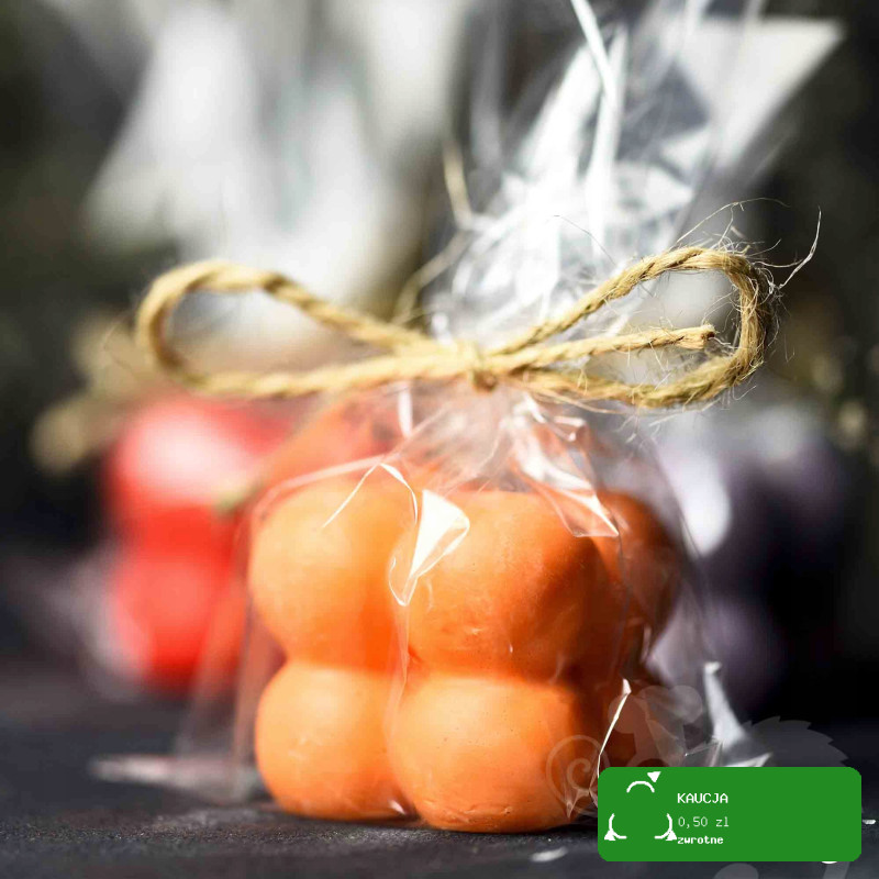 MYDŁO handmade BĄBELKI POMARAŃCZA + GOŹDZIK 45g