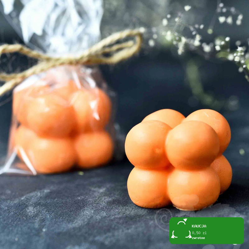 MYDŁO handmade BĄBELKI POMARAŃCZA + GOŹDZIK 45g