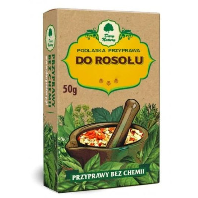 PODLASKA PRZYPRAWA DO ROSOŁU ROSÓŁ mieszanka przypraw 50g DARY NATURY