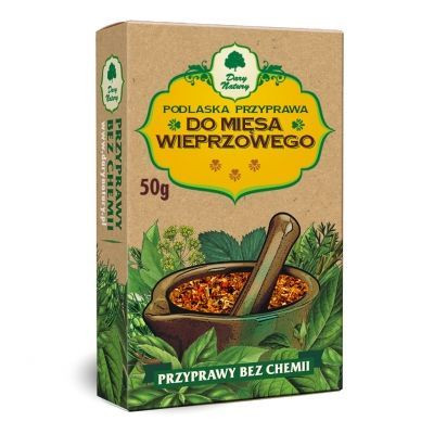 Dary Natury podlaska przyprawa DO MIĘSA WIEPRZOWEGO mieszanka przypraw 50g